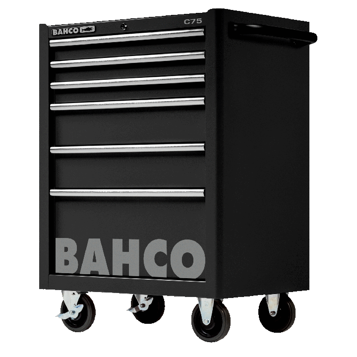 Καρότσι εργαλείων 986 mm 501 mm 763 mm 1475K6BLACK BAHCO