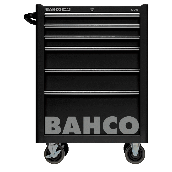 Καρότσι εργαλείων 986 mm 501 mm 763 mm 1475K6BLACK BAHCO