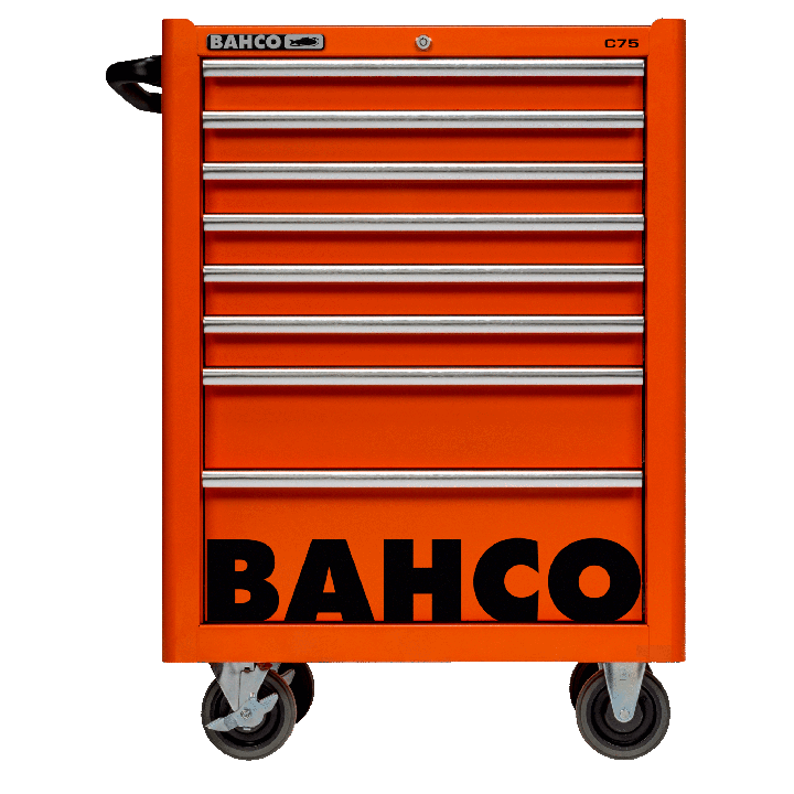 Καρότσι εργαλείων 986 mm 501 mm 763 mm 1475K8BLACK BAHCO