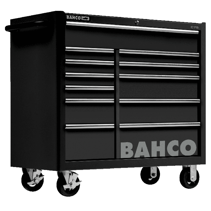 Καρότσι εργαλείων 1100 mm 501 mm 50 mm 1475KXL12BLACK BAHCO