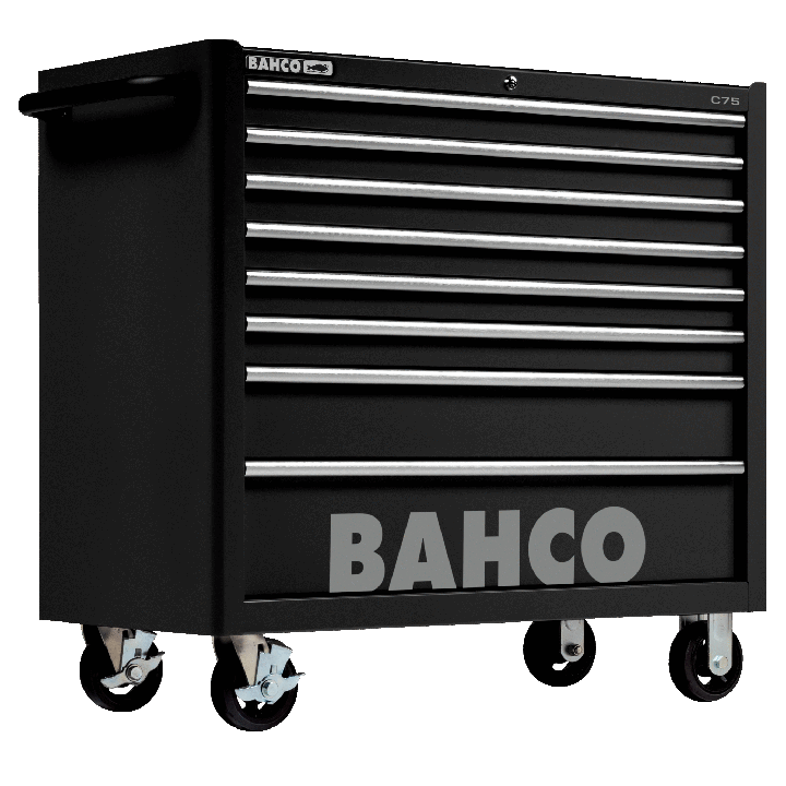 Καρότσι εργαλείων 986 mm 501 mm 1100 mm 1475KXL8BLACK BAHCO