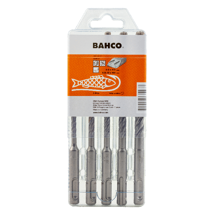 Τρυπάνι μπετόν 5 τεμ. 4651-SET-5 BAHCO
