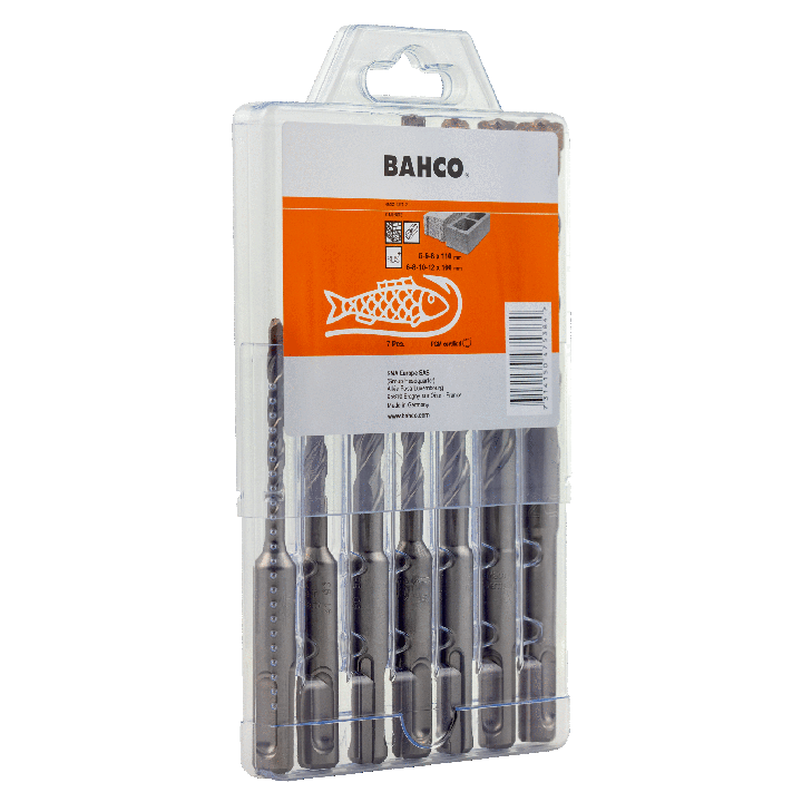 Τρυπάνι μπετόν 7 τεμ. 4652-SET-7 BAHCO